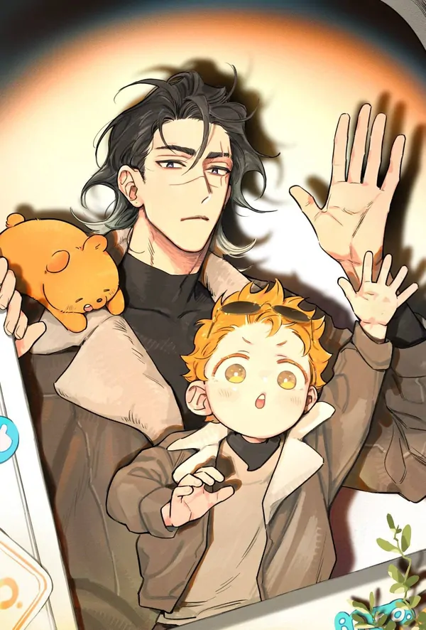 Papa Wolf an The Puppy Papa Wolf an The Puppy