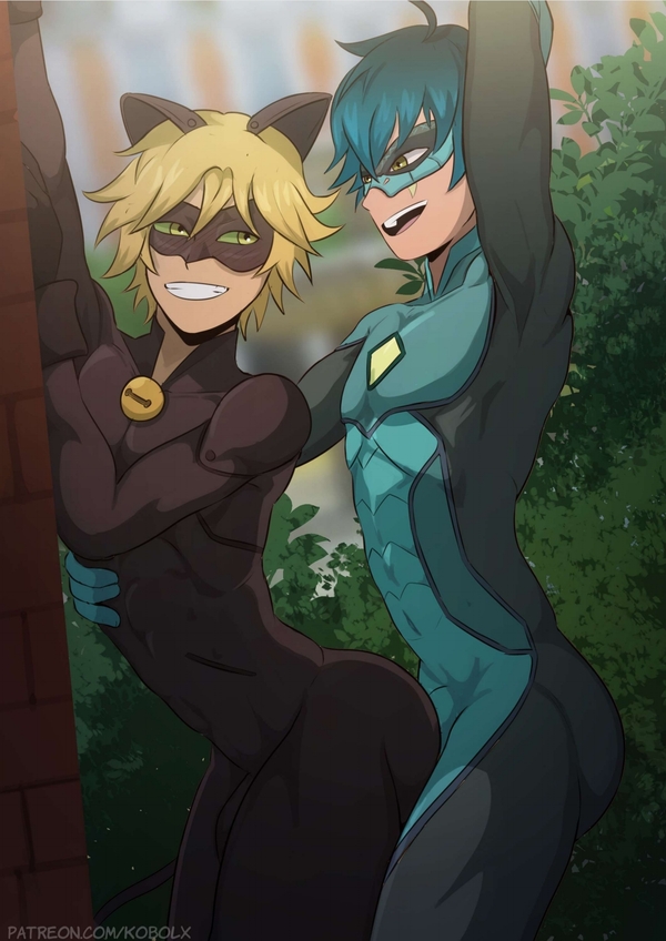 Doujin Miraculous Ladybug Catnoir X Viperion